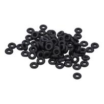 100pcs Silicone O Rings for Carp Fishing Rigs Rings Flawless Rigging All Day 1#