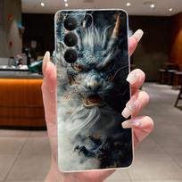 For Realme C71 RMX5303 Phone Case Transparent Luxury Dragon Cute Cool Boys Girls Soft Cover RealmeC71 C 71 4G Protective Casing realme C71 gray