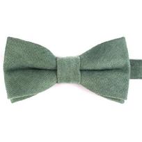 Mens BowTie Elastic Neckband Design Dinner Party Special Occasion Accessory žalia
