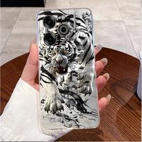 For Tecno Pova 6 6Pro 5G Case Clear Cute Rabbit Cartoon Silicone Soft Cover For Pova6 Pro Transparent TPU Protective Phone Cases Tecno Pova 6 5G