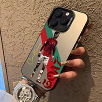 Garsaus Futbolo Žaidėjo C-CR7 Telefono Dėklas Samsung Galaxy A37 A57 A17 A06 A35 A55 A25 A15 A56 A54 A36 A34 A24 A26 4G 5G Dangtelis Samsung A33 5G black