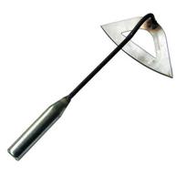 Hollow Hoe High Durability Anti-deform Iron Small Hoe Durable Edge Gardening Tools for Home 1