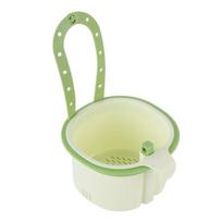 Sink Filter, with Press-to-Dump Self-Cleaning Basket, Fast Draining Fine Mesh, Plastic Hanging Filter for Kitchen