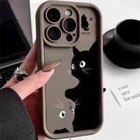 Cute Black Cat Print Case For Honor 400 Lite 200 Pro Magic 7 Lite 90 X9C Smart 5G Huawei P40 Lite Nova 5t Cover Silicone Soft Honor X9 5G
