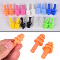 2Pair Soft Silicone Ear Plugs Anti Noise Hearing Protection Earplugs With Box N/A balta