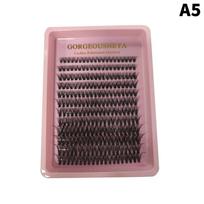 Lightweight Cluster Lash Kit 30D 40D 50D 60D Natural Eyelash Extensions Segmented Volumizing Lashes for Daily Wear Home Use A3