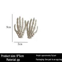 Luminous Halloween Skull Claw Finger Prank Prop & Decoration Ornament