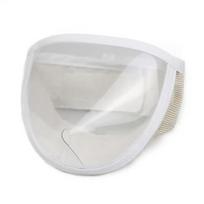 Anti-Scratch Kitten Grooming Muzzle Adjustable Cat Mouth Cover Pet Anti-Bite Muzzle  Nail Trimming S balta