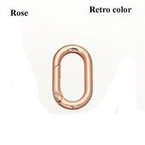 Butelių kabliukai Stovyklavietės Žygiai Spyruokliniai Ovalūs Žiedai Lauke Karabinas Krepšys Diržas Sagtys Rankinės Sąsagos Rose-Retro Color