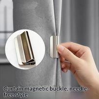 Magnetiniai užuolaidų segtukai 2 poros, be vinies, tvirti, tamsinantys, tvirtinimo detalės vakarėlio dekoracijoms, užuolaidoms one size