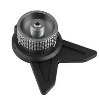 Black Butane Adapter Aluminum Zinc Zinc Alloy and Polyamide Long Gas Tank Adapter  BBQ juoda