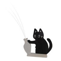 Cat Whiskers Holder Refrigerator Magnet, Cat Furs Keepsake Vase Fridge Magnet, Pet Memorial Decoration for Home, Kitchen B