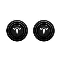 ALV1 Silicone Anti-Collision Car Door Pads Shock Absorbing Gasket Suitable for Tesla Model 3 Model X STM3 TMX TMS 2016-2020 Decals