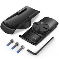 TUSITA Dviračio tvirtinimo adapteris, suderinamas su Garmin rankiniu GPS, pakuotė Spine Mount Holder - 2 Pack juoda