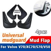 Front Rear 4pcs FOR Volvo XC70 S70 V50 V70 Universal Mudguards Fender Mudflaps Car Accessories Mud Flap Guard Splash Mudguard juoda