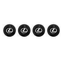 AABGC1 Car Door Shockproof Gasket Shock Absorbing Buffer Pad Sticker Tire Valve Cap For Lexus F Sport ES LM GS IS NX RX LX IS250 IS430