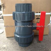 UPVC Union Ball Valve DN15-DN100 – Chemical-Grade PVC Socket Valve 3/4 inch
