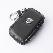 Leather Car Key Case Protection Auto Key Bag Key Chain Cover For Volvo S60 S90 XC40 XC60 XC90 V60 V90 EX40 V40 V50 V70 C30 T5 T6