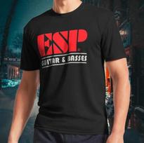 Men's and Women's T-shirts ESP Guitar & Bases L