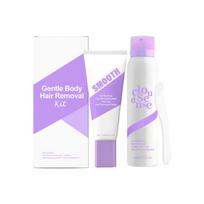 Bikini Pain-Free Hair Removal Cream Gentle Skin Cleanse Sensitive Skin Woman Intimate Care 150ml violetinė