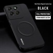 EUCAGR For Motorola Moto G77 Car Magnetic Holder Phone Case For Motorola Moto G77 Shockproof Silicone Full Protective Back Cover Moto G77 juoda