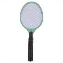 Cordless Electric Mosquito Swatter Handheld Insect Bug Zapper Portable Fly Swatter  Night žalia