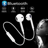 Fashion Sports Belaidės ausinės Bluetooth ausinės Prakaitui atsparios ausinės Stereo Bluetooth ausinės balta