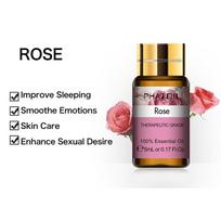 PHATOIL Rose Pure eterinis aliejus su lašintuvu sveikai raminančiam orui Fresh Care Beauty Skin Care SPA kūno masažo aromatinis aliejus 5ml/10ml/30ml/100ml 1 PC