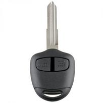 2 mygtukų automobilio nuotolinio valdymo pulto dangtelio dėklas su MIT11 peiliu, tinkančiu Mitsubishi 3 Buttons gray
