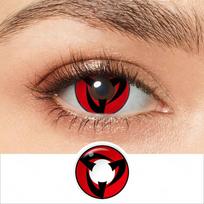 Sharingan Eye Cosplay kontaktiniai lęšiai akims Raudoni Helovino kontaktiniai lęšiai Spalvoti kontaktiniai lęšiai anime priedams