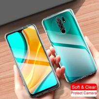 „Xiaomi Redmi 9 9A 9C“ dėklas, skaidrus krištolinis TPU minkštas TPU skaidrus telefono dėklas, skirtas „Xiomi Xiaomi Redmi Note 9 Pro Max 9S“ smūgiams atsparus galinis dangtelis Redmi Note 9S