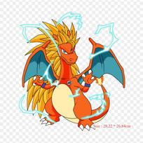 Pleistrai drabužių maišams Lyginti ant terminių lipdukų Goku Pokémon X ir Y raštas, plaunamas šilumos perdavimas