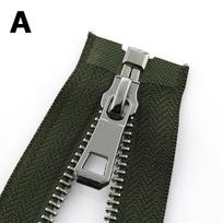 1vnt siuvimo medžiaga Metalinis automatinis užtrauktukas 55/65/75cm atviras 5# Naudoti drabužiams Kišeninis drabužis 55cm