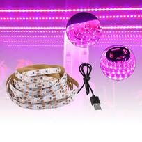 2022 m. „USB Grow Light Strip“ gumos lakšto hidroponinė viso spektro LED juostelė, skirta kambariniams augalams šiltnamyje 0.5M