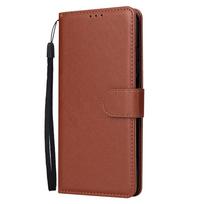 Atverčiamas piniginės dėklas, skirtas Xiaomi Redmi 10A 10C 9 9A 9C 9T 8 8A 7 7A Note 11 Pro 11S 10 Pro 10S 9 Pro 9S 8 Pro 8T 7 Pro odinis dėklas Redmi Note 8(8 2021) ruda