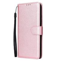 Atverčiamas piniginės dėklas, skirtas Xiaomi Redmi 10A 10C 9 9A 9C 9T 8 8A 7 7A Note 11 Pro 11S 10 Pro 10S 9 Pro 9S 8 Pro 8T 7 Pro odinis dėklas Redmi Note 10 rožinio aukso spalvos