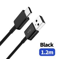 Fonken Samsung Galaxy note 9 S9 S9 S10 Plus Note 8 Type C Kabelis Originalus 1metras juoda