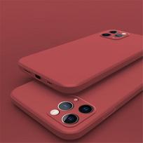 Soft Liquid Silicone Original Rubber Case For OPPO Realme C25Y C21Y C11 9 8 7 6 Pro A74 A94 A53 A73 A52 A72 A92 A31 A96 4G 5G Phone Back Cover Realme C21Y tamsiai raudona spalva