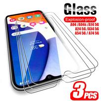 3 vnt. HD grūdintas stiklas, skirtas Samsung Galaxy A06 A05S A15 A25 A55 A35 A34 A54 5G S22 S23+ FE S24 ekrano apsauginė plėvelė, skirta Redmi 13C 12 12C Note 11S 12s RedMi Note 10 5G gryna