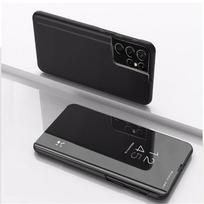 Odinis veidrodinis apverčiamas telefono dėklas, skirtas Samsung Galaxy S23 Ultra Plus S23Ultra S23Plus smūgiams atsparus dangtelis Samsung Galaxy S23 Ultra juoda