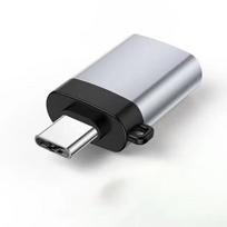 GIMIRO OTG adapteris USB C kištukinis USB A moteriškas adapteris C tipo telefonui Suderinamas su USB A įrenginiais sidabras