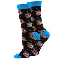 Unisex Halloween Print Mid Tube termo kojinės mėlyna