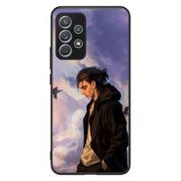 Attack On Titan Eren Jaeger telefono dėklas, skirtas Samsung Galaxy A03s A10 A20 A21s A31 A40 A41 A42 A50 A51 A52 A70 A71 A72 A32 A82 For Galaxy A31