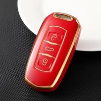 TPU automobilio išmaniojo rakto dangtelis dėklas apvalkalas raktų pakabukas Geely Atlas Boyue NL3 EX7 SUV GT GC9 Emgrand X7 Borui Automobilio laikiklis Aksesuarai juoda
