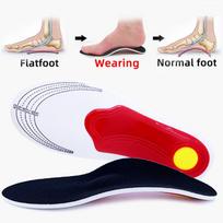 NR.8 Ortopediniai vidpadžiai plokščioms pėdoms Orthotics Gel Batai Padas Insert Pad Arch Support Pad For plantar Fasciitis Feet Care Moterys 35-40 juoda