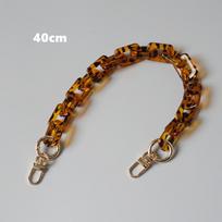 Nauja mados moters rankinės priedų grandinė Gintaro spalvos leopardo akrilo dervos grandinėlė prabangus dirželis, moteriškas sankabos peties piniginės grandinėlė 40CM leopardas