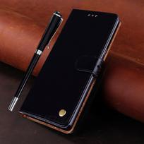 Klasikinis knygos odinis atverčiamas dėklas, skirtas Samsung Galaxy A04S A14 A54 A53 S21 S22 S23 Ultra Plus Xiaomi Redmi Note 11 iPhone 14 13 12 11 Pro Max piniginės dangtelis For Xiaomi Poco M3 Pro juoda