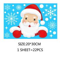 Linksmų Kalėdų puošmena namų sienoms langų lipdukų papuošalų girlianda Naujųjų metų Noel Natal dovana Kalėdoms 1