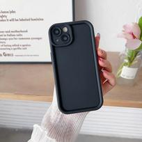 Dopamino vienspalvis minkštas silikoninis korpusas, lankstus TPU dėklas, visas galinis dangtelis, skirtas iPhone Samsung Xiaomi Poco Redmi iPhone 7 juoda