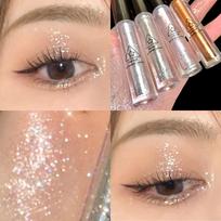 Skysti akių šešėliai One Drop Tears Glitter Glitter Highlighter paryškinantys vienspalviai paryškinantys skysti akių šešėliai 01